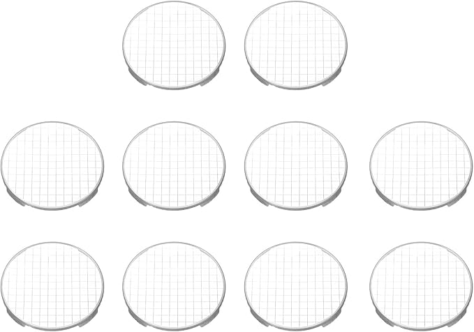 PATIKIL 10Pcs Incense Burner Pads, 7.5cm Stainless Steel Web Shape Burner Mesh Screen Use for Yoga Spa Room Home Office