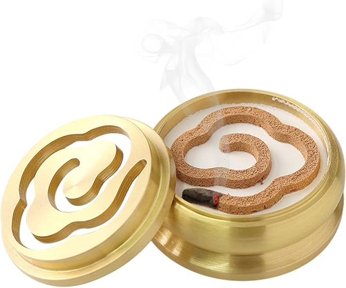 3 in 1 Mini Brass Incense Burner and Ash Press - DIY Incense Making Tool Kit for Fragrance Accessories