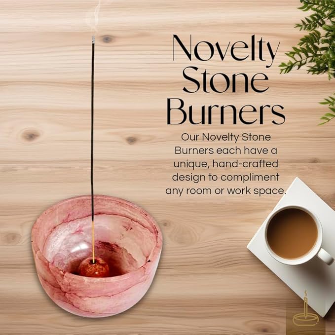 Gonesh Stone Burner - Purple Large Bowl