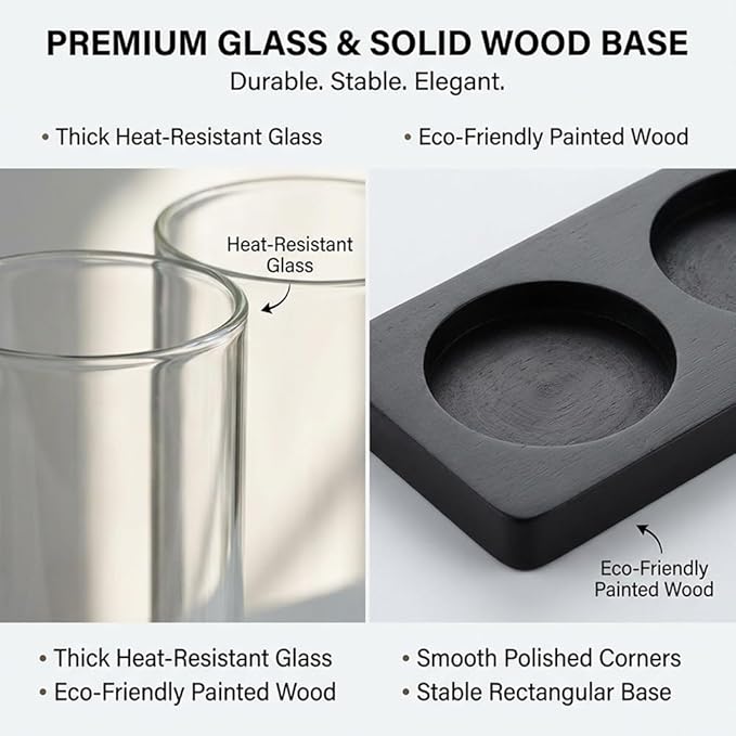 2 in 1 Incense Holder for Sticks, Glass Incense Burner Holder with Storage, Upside Down Incenses Holders with Glass Ash Catcher for Home Meditation Yoga Spa Room(Color:Black)