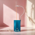 Metal Incense Burner with Anti-Flying Ash Technology & Adjustable Clamp,Elegant Ash Catcher for Home &Yoga & Meditation Ash Catcher Container (3.2x5.7in) (1, Enamel Blue)