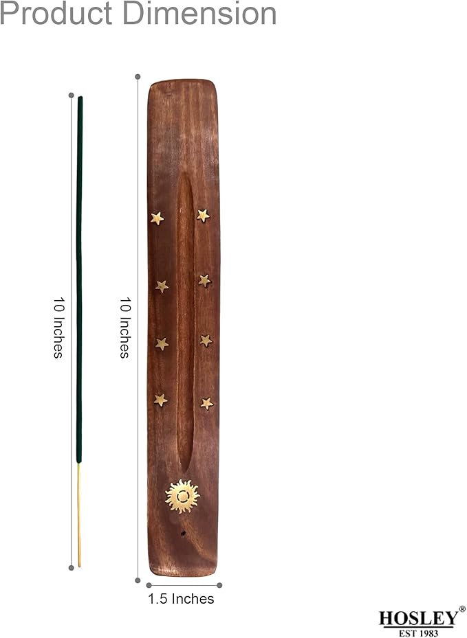 Hosley 480-Pack Assorted Incense Sticks, 12 Scents Incl. Nag Champa, Lavender, Dragon’s Blood, Grab Bag, Ideal for Meditation, Aromatherapy, Home, Gifts