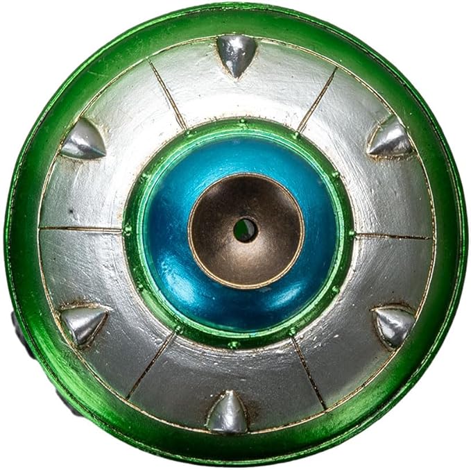 Pacific Giftware Alien UFO Backflow Incense Burner with Sci-Fi Spaceship Design Unique Resin Decor for Aromatherapy and Space-Themed Home Accents 9.13" Tall