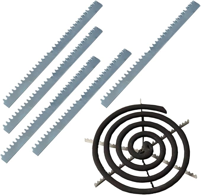 10 Pack Mosquito Repellent Coils Holder Grid Pad Coil Incense Burner Base Rack Charcoal Tablets Screen Grille for Hanging Censer Bakhoor Burner Citronella Coils Coal Disks Charcoal Briquettes