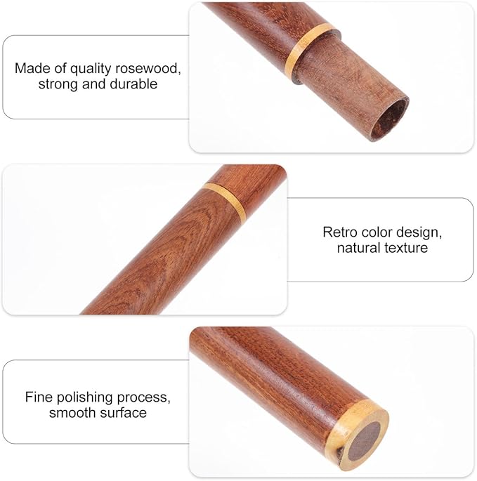ARTIBETTER Wood Incense Holder Tube with Sealed Lid Smooth Natural Wooden Incense Stick Storage Container for Home Decor Meditation Aromatherapy Portable Compact 9.44X1.73X0.86 Inches