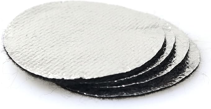5pcs Incense Burner Black Ash Catcher Pad 45mm Fireproof Mat High Temperature Cotton Pad Fire Cotton Incense Burner Accessories Fit for Incense Sticks Coils