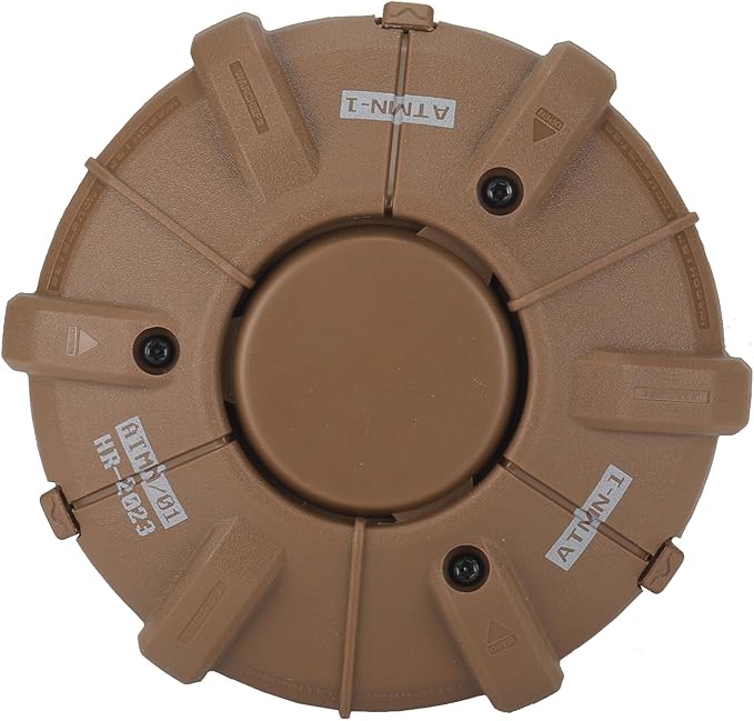 Tactical Mosquito Coil Holder for Outdoor,Mosquito Coil Burner,Incense Burner Holder Camping & CS Gaming - Portable Compact Mosquito Incense Box（Tan）