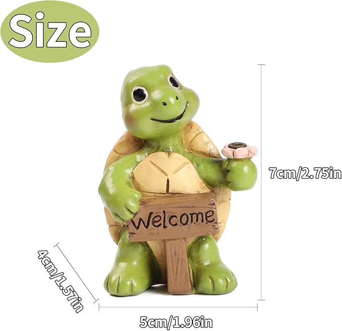 Turtle Incense Holder for Sticks and Incense Cone Holder, Mini Resin Turtle Figurines Incense Stick Holder, Cute Incense Burner for Yoga Meditation Home Office Decor,Turtles Gifts for Women (Set of 3)