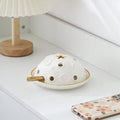 Palo Santo Holder: Sage Holder for Outside Copal Burner Handmade Ceramic Meditation Decor Includes a Thank You Gifts Card