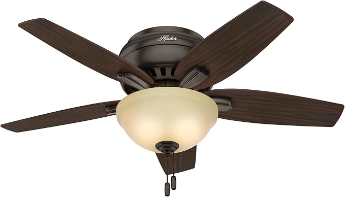 Hunter Newsome, Indoor, Ceiling Fan, Pull Chain, 42 inch, Premier Bronze
