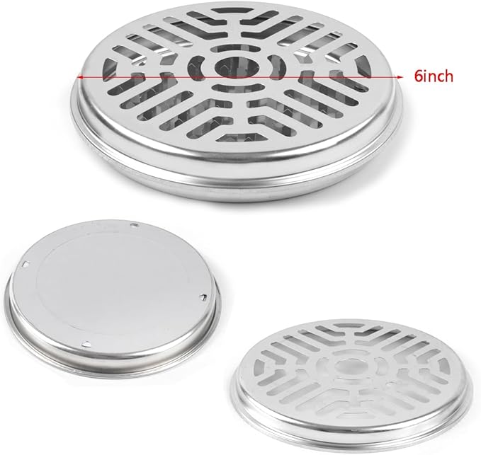 4 Pack Mosquito Coil Holders, Sandalwood Coil Holder Mosquito Coil Incense Burner with Cover for Outdoor Use, Deck, Patio, Pool Side, Camping, Hiking and Fishing