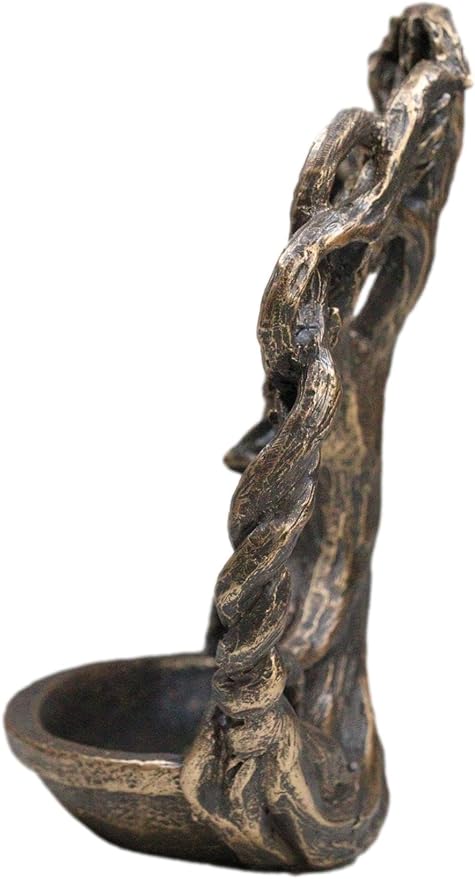 Ebros Gift Ethereal Forest Celtic Greenman Ent Tree of Life Backflow Incense Cone Burner Aroma Scent Figurine Mystical Earth Nature Deity