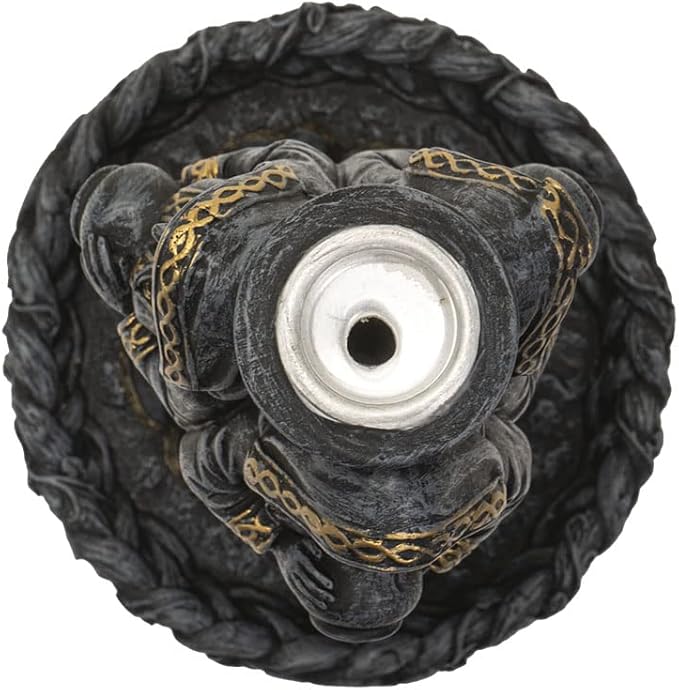 Pacific Giftware Mother Maiden Crone Backflow Incense Burner, 9.25-inch Height, Cold Cast Resin