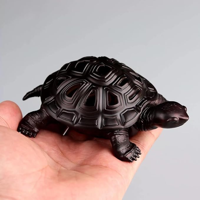 2Pcs Incense Burner, Incense Holder with Incense Stick Holder, Vintage Censer Metal Turtle Ash Catcher, use for Stick or Coil Incense Sage Cones