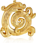 BOROLA Dragon Shaped Holder Incense Holder - Multi Porous Line Fragrance Base Ornament, Ash Catcher for Stick/Cone/Coil Incense, Home Décor Accessory(1 Pcs)