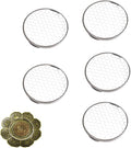 5 Pack Charcoal Incense Burner Mesh Screen Replacement Charcoal Discs Burner Screen Grille for Bakhoor Burner Charcoal Briquettes Charcoal Tablets Hanging Censer Resin Incense Burners Bowl