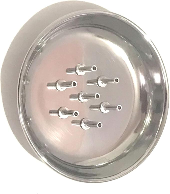 Stainless Steel Dhoop Plate Stainless Steel Agarbatti Stand with Plate Stainless Steel Incense Holder with Ash Catcher Plate Agarbatti Stand Incense Holder