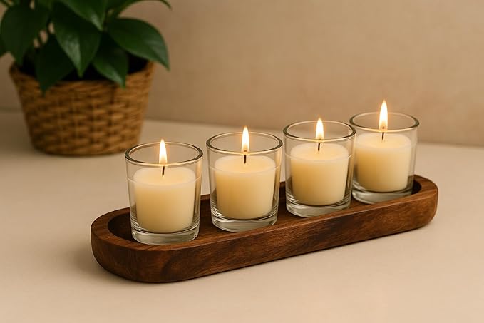 Pure Source India Natural Wood Incense Holder and Ash Catcher (11 X 4 Inch)