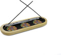 AAKRITI Wooden Incense Holder Wood | Exclusive 2-in-1 Multitasking Design | Natural & 100% Eco-Friendly | Perfect for Housewarming, Christmas, Birthday, (Mandala)……