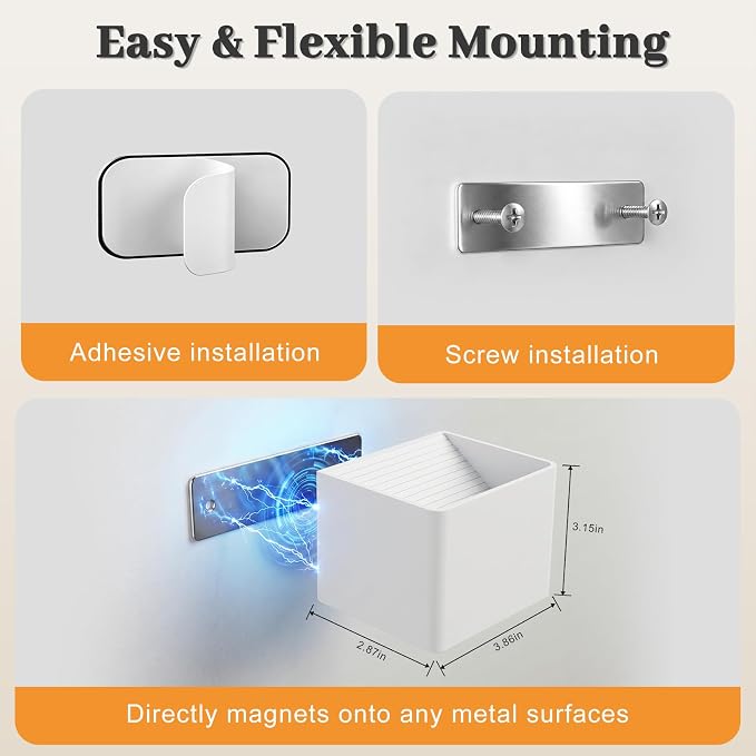 Yochoice Rechargeable Motion Sensor Wall Sconces Dimmable, 6000mAh Wireless Battery Operated Wall Sconce with Touch & Remote Control, 4-Pack White Battery Powered Magnetic Wall Lamps for Hallway Stair