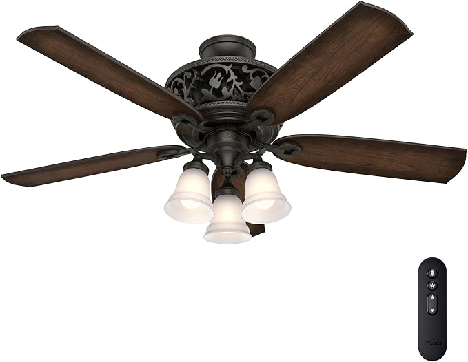Hunter Promenade, Indoor, Ceiling Fan, Quiet, 54 inch, Brittany Bronze
