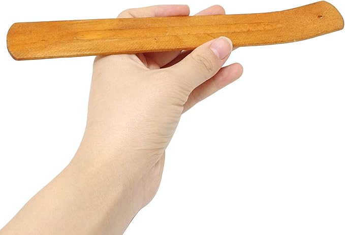 Honbay 12PCS Wooden Incense Sticks Holder Lightweight Incense Burner Ash Catcher Wooden Incense Tray for Home Fragrance Decor or Hotel Aromatherapy Ornament (9.25")