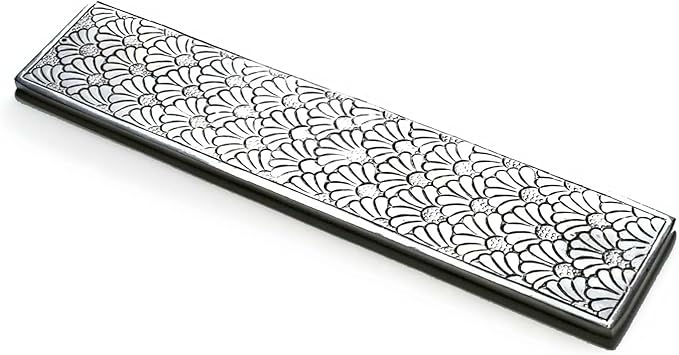 Chakras Incense Holder Silver Stick Incense Burner for Yoga, Meditation, Chakra Alignment, Ash Catcher, Handmade Spiritual Gift, Home Decor Incense Burner for Sticks