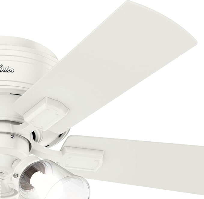 Hunter Crestfield, Indoor, Ceiling Fan, Quiet, 42 inch, Fresh White