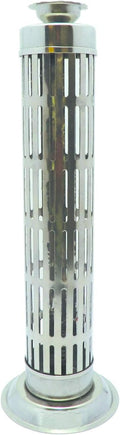 Incense Stick Holder Steel Dhoop Agarbatti Incense Burner Burner Dhoop Cone Holder Pooja Accessory Agarbatti Stand Ash Catcher for agarbattis Safety 10 Inches Long