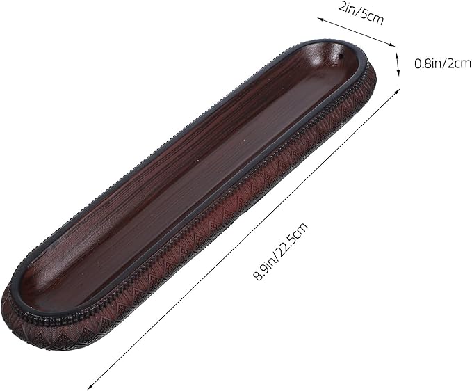 BESPORTBLE Incense Stick Holder and Burner Base Vintage Style Resin Desktop Censer Decor for Home Fragrance and Meditation Use
