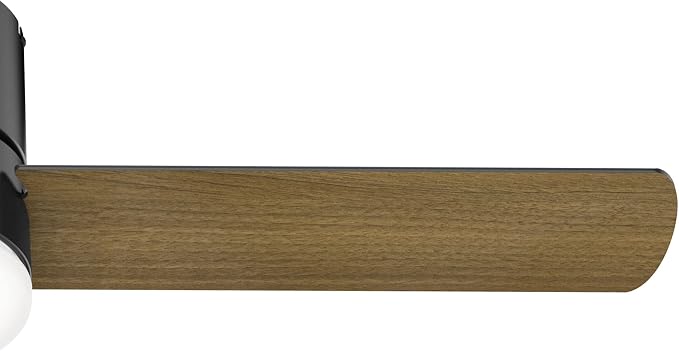 Hunter Minimus, Indoor, Ceiling Fan, with LED Light, 52 inch, Matte Black