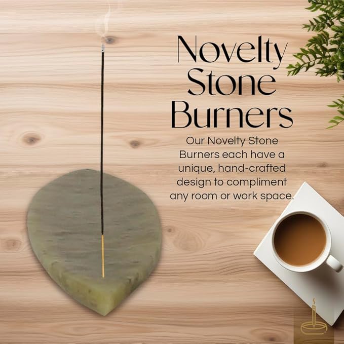 Gonesh - Incense Holder - Modern Home Decor - Stone Incense Burner - Paddleboard - Assorted Colors - 11.5” by 2.5” x .5”