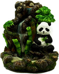 Fantasy Gifts 2975 Panda and Bamboo Incense Backflow Burner, 5 X 5 inches, Multicolor