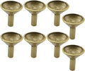 8Pcs Metal Backflow Incense Cones Holder Small Funnel Shape Incense Cone Tray Base Rack Holder Incense Burner Incense Fragrance Accessories