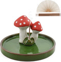 Mushroom Incense Holder, Handmade Incense Stick Burner, Nature Theme Incense Burner, Home Decoration Accessories