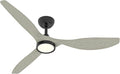 Roomratv Ceiling Fans with Lights and Remote Control,Quiet Noiseless Reversible DC Motor,6 Speeds,Timers, 3 CCT, Indoor Use, Plastic Blades,52 Inch White Oak Modern Ceiling Fan for Living Room