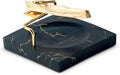 Marbling Resin Base Palo Santo Holder Removable Metal Holder for Palo Santo Sticks