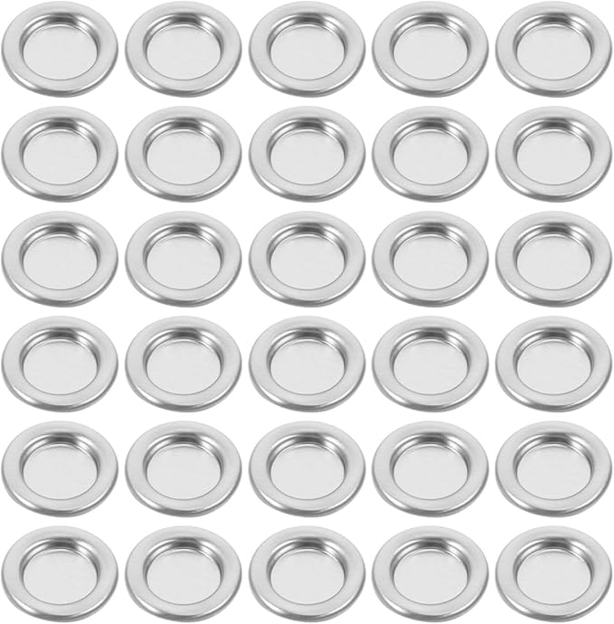 Lurrose 30pcs Metal Cone Incense Tray Aluminum Alloy Incense Holder Small Cone Plate Stick Burner