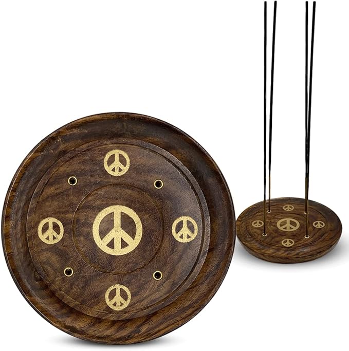 Incense Burner Holder Plate Tray Disk for Sticks Cones Ash Catcher Style #3