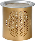 MaMeMi Incense Burner Iron Gold Height 8 cm