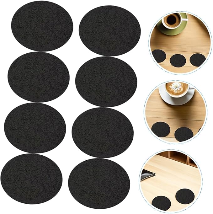 VILLCASE Incense Burner Catcher Pad, 3.3 inch Heat Resistant Mat for Incense Burners Fire Retardant Cotton with Aluminum Backing Ideal for Home Use