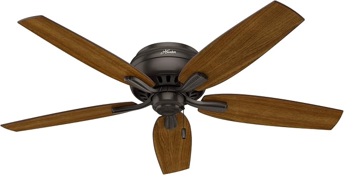 Hunter Newsome, Indoor, Ceiling Fan, Pull Chain, 52 inch, Premier Bronze