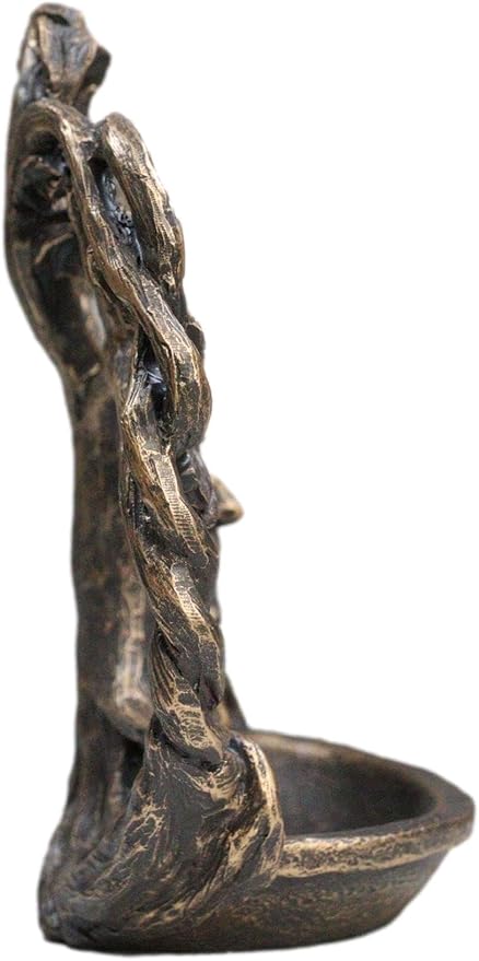 Ebros Gift Ethereal Forest Celtic Greenman Ent Tree of Life Backflow Incense Cone Burner Aroma Scent Figurine Mystical Earth Nature Deity
