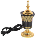Amosfun Electric Incense Burner Arabian Style Censer Home Office Tabletop Decor Yoga Spa Aroma Ornament US Plug
