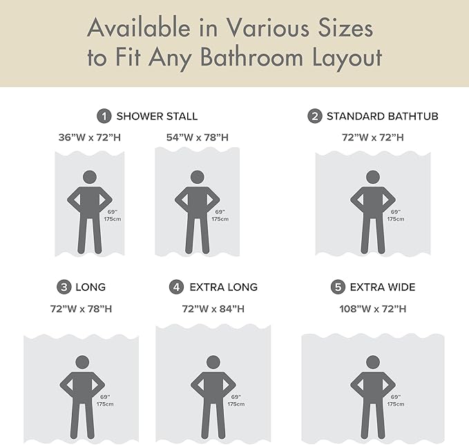 Madison Park Shower Curtain Spa Waffle Weave Stall Shower Curtain for Bathroom 3M Scotchgard Moisture Management, Spa Quality Modern Shower Curtains for Bathroom, Stall: 36x72'' Cream