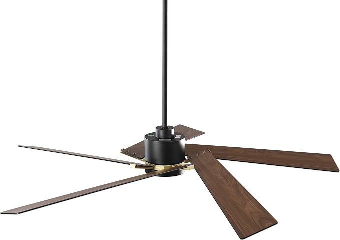 Ceiling Fans with Lights and Remote (Modern Brown, 60 inch)