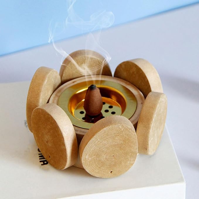 Zerodeko 10pcs Censer Accessories Charcoal Incense Burner Mesh Incense Burner Tray Net Sieve for Resin Screen Tray for Incense Golden Iron