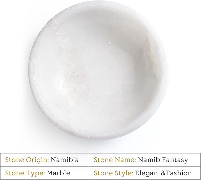 Koville African Natural Marble Incense Holder, 5inch Incense Holders for Sticks, Sturdy Incense Burner Ideal for Meditation and Relaxing, Easy to Clean(Namib Fantasy)