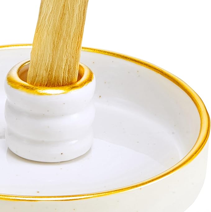 Palo Santo Holder, Incense Holder for Palo Santo Sticks, Ceramic Incense Burner, Scent Wood Stand and Ash Catcher, Simple, Sturdy and Well Made