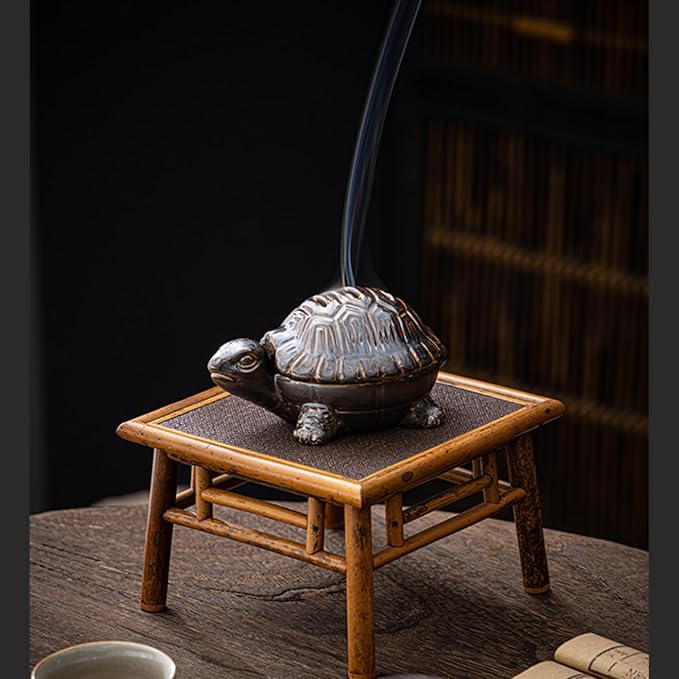 Ceramic Incense Burner, Multi-Functional Incense Burner Holder for Incense Sticks, Coil Incense and Cones, Perfect Home Decor